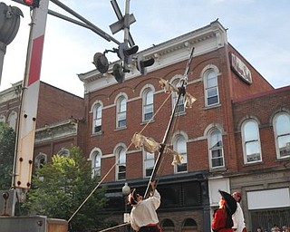 Image from the 31st Annual Small Ships Revue at Quaker Steak and Lube in downtown Sharon, Pa. on Friday, July 1, 2011. Photography by Katie Libecco.