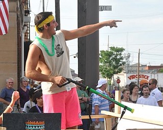 Image from the 31st Annual Small Ships Revue at Quaker Steak and Lube in downtown Sharon, Pa. on Friday, July 1, 2011. Photography by Katie Libecco.