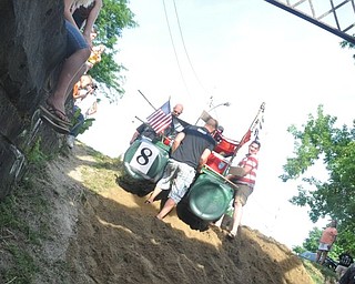 Image from the 31st Annual Small Ships Revue at Quaker Steak and Lube in downtown Sharon, Pa. on Friday, July 1, 2011. Photography by Katie Libecco.