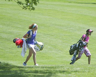 ROBERT K. YOSAY | THE VINDICATOR..The areaÕs best youth golfers hit the links Tuesday, trying to make a name for themselves and collect the scholarship that comes along with the success.. the kickoff to the first ÒGreatest Junior Golfer in the ValleyÓ tournament, and the first ball will be launched off the tees of the Diamond Back Golf Course in Canfield. Throughout the month, golfers under the age of 18 as of Aug. 31 will attempt to qualify and be named the best...-30-