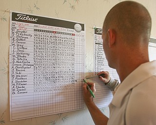 ROBERT K. YOSAY | THE VINDICATOR..The areaÕs best youth golfers hit the links Tuesday, trying to make a name for themselves and collect the scholarship that comes along with the success.. the kickoff to the first ÒGreatest Junior Golfer in the ValleyÓ tournament, and the first ball will be launched off the tees of the Diamond Back Golf Course in Canfield. Throughout the month, golfers under the age of 18 as of Aug. 31 will attempt to qualify and be named the best...-30-