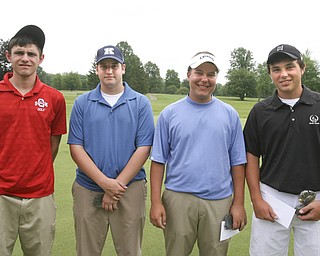 ROBERT K. YOSAY | THE VINDICATOR..AND the Qualifiers are ---- Bart Wyss Joey Canann - James LaPolla - and Dominic Patella ---- The Second Round of qualifiers for the Best Jr. Golfer was held at Tamer Win in Cortland on Friday morning - .. ...-30-