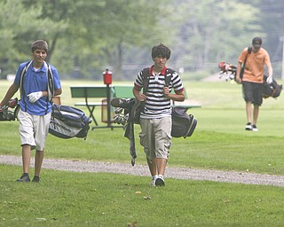 ROBERT K. YOSAY | THE VINDICATOR..The Second Round of qualifiers for the Best Jr. Golfer was held at Tamer Win in Cortland on Friday morning - .. ...-30-