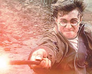 In this film publicity image released by Warner Bros. Pictures, Daniel Radcliffe is shown in a scene from "Harry Potter and the Deathly Hallows: Part 2." (AP Photo/Warner Bros. Pictures)