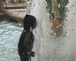 Jibril James Jackson of Youngstown enjoys some fun in the water. Photo submitted by Jaietta Jackson of Youngstown.