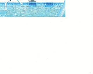 Cowabunga! Gavin Wess, 7, and Madison Wess, 8, show some creative form.