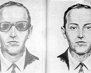 This 1971 artist's sketch provided by the FBI shows the skyjacker known as "Dan Cooper," or "D.B. Cooper," made from the recollections of passengers and crew of a Northwest Orient Airlines jet he hijacked between Portland and Seattle on Nov. 24, 1971, Thanksgiving eve. Marla Cooper of Oklahoma City, who was 8 years old at the time of the hijacking, told ABC News in an interview broadcast Wednesday, Aug. 3, 2011 that she is certain her uncle Lynn Doyle Cooper leaped from a Northwest Orient plane not far from her grandmother's home in Sisters, Ore.