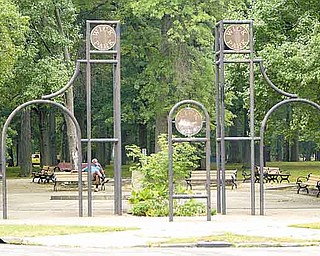 A man enjoys a brief respite at the 34-acre Wick Park on Youngstown’s North Side. Two groups want the city to follow up on citations issued to people found in violation of housing codes near the park area, and the Wick Park Neighborhood Association is asking the city for better security at the park.