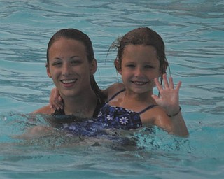Pictured are Eden Lesnansky, 7, of Boardman, and her sister, Alana Lesnansky, 17, of Boardman. Photo was submitted by the girls' father, George P. Lesnansky, Jr. of Youngstown..
