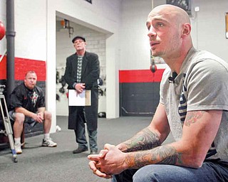 Kelly Pavlik talks to the media about his past couple of months and his future at Jack Loews Southside Boxing Club ..--30-..