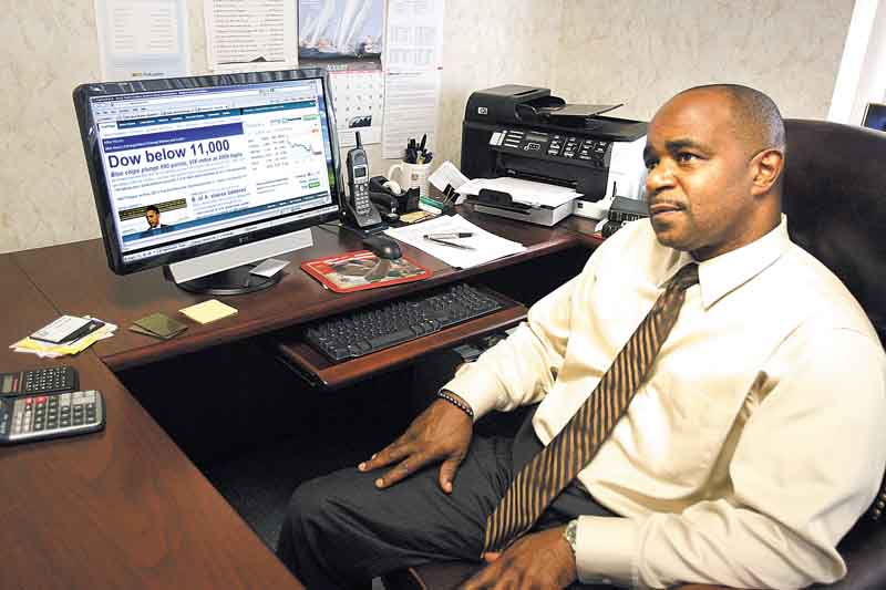 Flonnoya Franklin, president and CEO of FJF Wealth Management Co. in Youngstown, reflects on a disastrous day for the Dow Jones Industrial Average. The Dow lost 635 points, the sixth-worst single day since 1899.