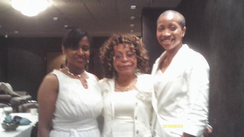New members Stephanie Shaw, left, and Jennifer Roller, right, will be officially welcomed into membership at the Youngstown Chapter of Links’ meeting in September. They are pictured with longtime member Dr. Joan Boyd. 

