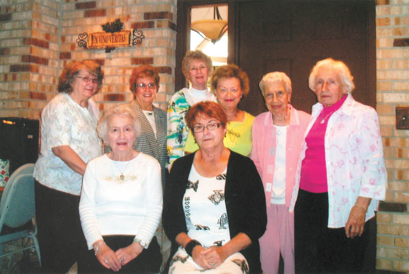 New leaders for retirees: The Trumbull Memorial Hospital Retirees Club recently installed these officers for the upcoming year: front row, from left, Vivian Abram, president, and Sandy Sarsany, vice president; and back row, from left, Shirley Reese and Linda Smith, board members; Kathryn Savu, treasurer; Patricia Swipas, secretary; Della Sabo, past president; and Barbara Nageotte, board member. For information regarding membership or meeting dates, call Abram at 330-759-7147.