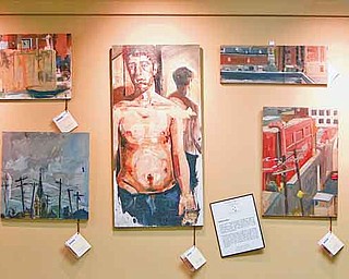 Displayed on the walls of the Gorant candy store in Austintown are paintings by various local artists. The gallery is run by Austintown Gorant store owner Lori Gavalier and Joyce Gottron.