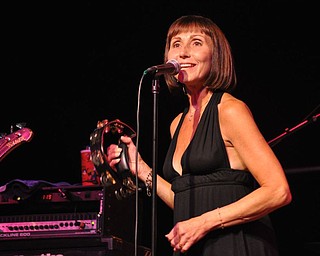Sue Theofilos of the Sante Fe Band opens for Sarah Turner at Gossip in Austintown.