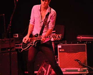 A member of Sarah Turner's band performs at Gossip in Austintown on August 12, 2011.