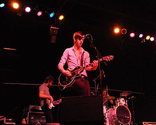 A member of Sarah Turner's band performs at Gossip in Austintown on August 12, 2011.