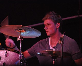 A member of Sarah Turner's band performs at Gossip in Austintown on August 12, 2011.