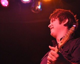 A member of Sarah Turner's band performs at Gossip in Austintown on August 12, 2011.