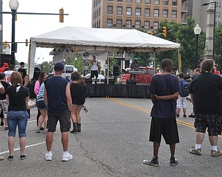 Jay Mel performs during VexFest 8 in downtown Youngstown on Sunday, August 14, 2011.