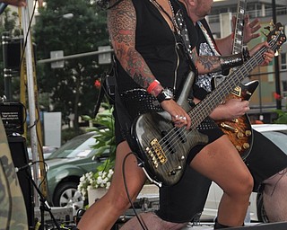 Brooklyn-based band Demolitia performs on the Market Street Stage during VexFest 8 in downtown Youngstown on Sunday, August 14, 2011.