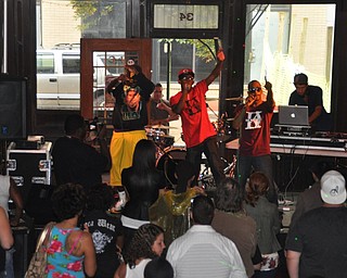 Youngstown-based hip-hop group Da Kreek performs inside Old Precinct during VexFest 8 on Sunday, August 14, 2011.