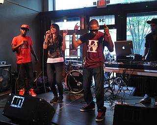 Youngstown-based hip-hop group Da Kreek performs inside Old Precinct during VexFest 8 on Sunday, August 14, 2011.
