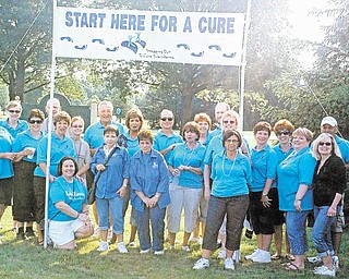 Members of Youngstown Scleroderma Support Group’s 8th annual Stepping Out to Cure Scleroderma committee and friends gather after the recent walk. The event drew 375 participants and raised $40,000 to help provide educational seminars and local support groups for patients and caregivers, and to contribute to research grants and clinical trials to help find a cure for the life-threatening autoimmune disease. Next year’s event is set for June 2. For more information about scleroderma, visit www.scleroderma.org.