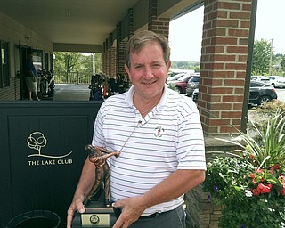 JESSICA M. KANALAS | THE VINDICATOR..Phil Roudebush of Tippecanoe Country Club, not pictured in the previous image, took first place in the Fourth Division of the Greatest Golfer of the Valley Tournament.