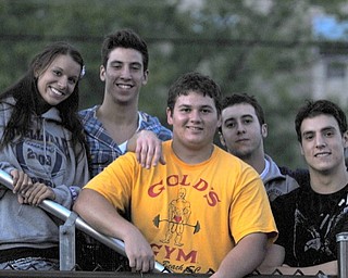 2011 Lowellville grads and former players come back to cheer on the 2011 Rockets!
Shawna Dingey, Tony Schialdone, Bryan Seidita, Geno Tkach and John Kostelnak.