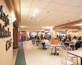The food court in 20 Federal Place downtown has seen an increase in tenants and business in recent years. Youngstown will take over management of the offi ce building Dec. 1.
