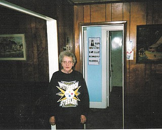 This is Helen Lewis — mother, grandmother and Steelers fan!