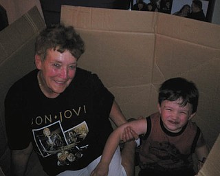 Christian Barber of Liberty is pictured with his grandma, Patricia Williams of Austintown.