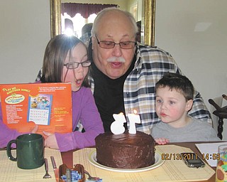 Maggie McGlone, Pete Gabriel (Papa) and Michael McGlone are all of Boardman.