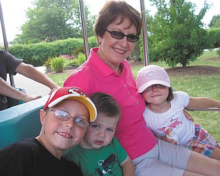 Jack McGlone, Michael McGlone, Sandy Gabriel (grandma) and Maggie McGlone are all of Boardman.