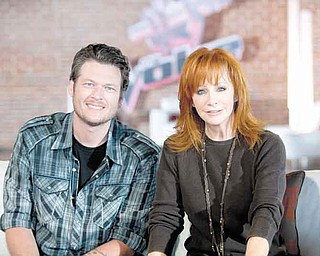 THE VOICE -- "Battle Selections" -- Pictured: (l-r) Blake Shelton, Reba McEntire -- Photo by: Lewis Jacobs/NBC