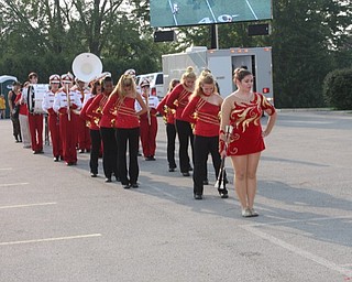 Mooney band at tailgate party