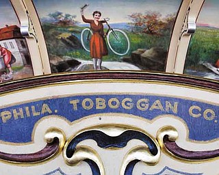 Jane Walentas purchased the 1922 Philadelphia Toboggan Company carousel from Youngstown’s Idora Park in 1984. Some 27 years later Walentas is reopening the carousel, renamed Jane’s Carousel, today at Brooklyn Bridge Park.
