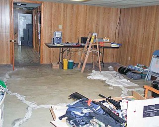 This is what Dante DelSignore’s basement looked like before the Make-A-Wish Foundation granted his request for a “man cave.” 