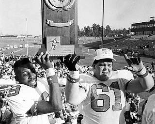 I-AA National Championship game - Youngstown State University vs Marshall at Georgia Southern University, Saturday, Dec. 21, 1991