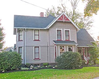 Kinsman’s biannual Harvest of Homes Tour this Saturday features six homes dating from the 1830s through the 20th century. This Edwardian home, at 8357 Main St., was built around 1900 and has decorative porches, stained-glass windows and an open staircase. During the tour, an old-fashioned quilting bee will take place on the home’s second story.