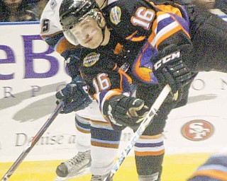 The Youngstown Phantoms' Ryan Belonger (16) is returning to the ice on the Phantoms’ top line with Mike Ambrosia and newcomer Auston Cangelosi