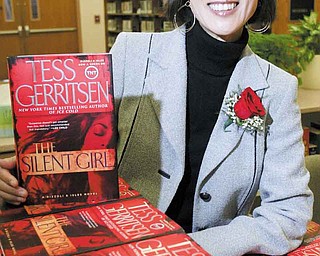 Tess Gerritsen, author of the popular Rizzoli & Isles book series, visited Youngstown’s main library Thursday. The event was a fundraiser for the Public Library of Youngstown and Mahoning County.