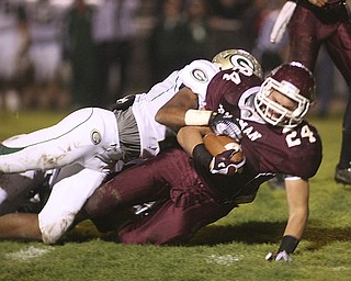 ROBERT K. YOSAY | THE VINDICATOR --..Glen Oak vs Boardman at Boardman High School -..--30-..(AP Photo/The Vindicator, Robert K. Yosay)