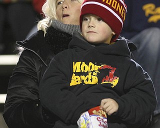 ROBERT K. YOSAY | THE VINDICATOR --..Cardinal Mooney Cardinals vs Canal Fulton Northwest Indians at Stambaugh Stadium in the Regional Quarterfinals .--30-..(AP Photo/The Vindicator, Robert K. Yosay)