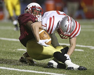 ROBERT K. YOSAY | THE VINDICATOR --..Cardinal Mooney Cardinals vs Canal Fulton Northwest Indians at Stambaugh Stadium in the Regional Quarterfinals .--30-..(AP Photo/The Vindicator, Robert K. Yosay)