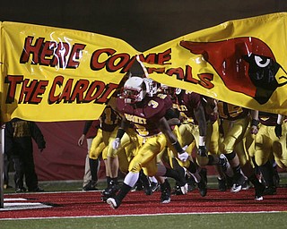 ROBERT K. YOSAY | THE VINDICATOR --..Cardinal Mooney Cardinals vs Canal Fulton Northwest Indians at Stambaugh Stadium in the Regional Quarterfinals .--30-..(AP Photo/The Vindicator, Robert K. Yosay)