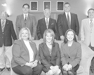 JESSICA M. KANALAS | THE VINDICATOR: The Association of Fundraising Professionals will honor several people at the National Philanthopy Day Awards. In the back row, left to right, are Dr. Rashid Abdu, director of surgical education at St. Elizabeth Health Center; Matthew Butts, president of Salem Rotary Club; J. Robert Sebo, retired Salem philanthropist; Jack Grdic, general sales manager of 21 WFMJ-TV; and Dave Mirkin, president of Comfort Keepers. In front are Liz McGarry, director of development of Hospice of the Valley and co-chairwoman of National Philanthropy Day; Linda Sebo, Salem philanthropist; and Shanna Sallmen, development officer at YSU and co-chairwoman of NPD.