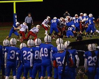 Another block by Western Reserve's O-line