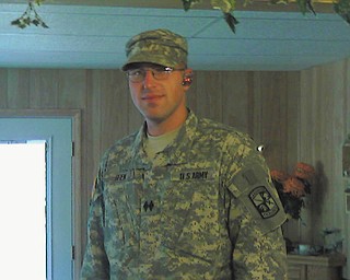 This photo submitted by Dee Deem of Struthers shows her son, Lt. Michael Deem, who has served in the U.S. Army since 2001. He is stationed in Germany with his wife, Sara, and daughters Alex, Abby and Isabella.